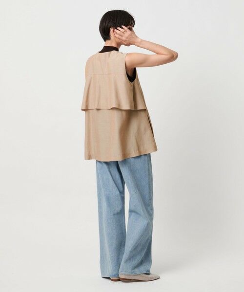 UNITED ARROWS / ユナイテッドアローズ ベスト | シアー バックフレア ベスト ‐ウォッシャブル‐ | 詳細4