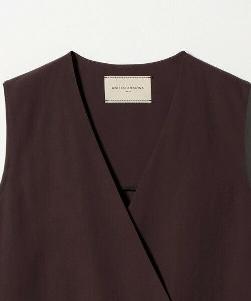 UNITED ARROWS / ユナイテッドアローズ ベスト | シアー バックフレア ベスト ‐ウォッシャブル‐ | 詳細19