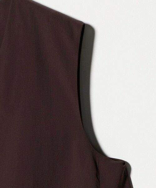 UNITED ARROWS / ユナイテッドアローズ ベスト | シアー バックフレア ベスト ‐ウォッシャブル‐ | 詳細20