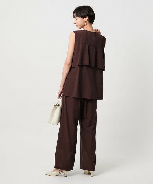 UNITED ARROWS / ユナイテッドアローズ ベスト | シアー バックフレア ベスト ‐ウォッシャブル‐ | 詳細15