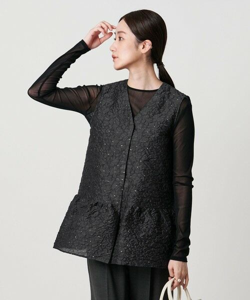 ☆ユナイテッドアローズ　ジャガードベスト☆新品未使用 ジャガード ベスト （ベスト）｜UNITED ARROWS / ユナイテッド