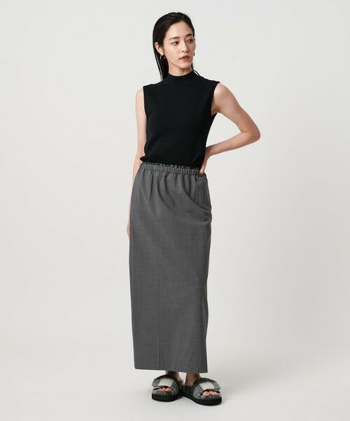 UNITED ARROWS / ユナイテッドアローズ ロング・マキシ丈スカート | サテン ウエスト ロングスカート ‐ウォッシャブル‐ | 詳細4