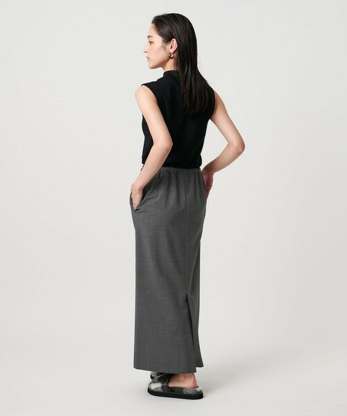 UNITED ARROWS / ユナイテッドアローズ ロング・マキシ丈スカート | サテン ウエスト ロングスカート ‐ウォッシャブル‐ | 詳細5