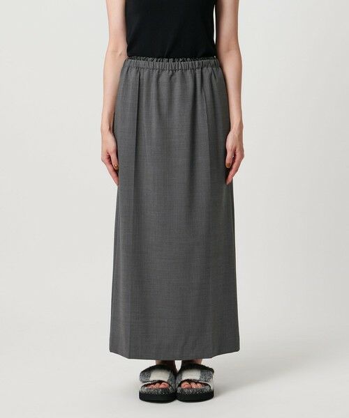 UNITED ARROWS / ユナイテッドアローズ ロング・マキシ丈スカート | サテン ウエスト ロングスカート ‐ウォッシャブル‐ | 詳細6