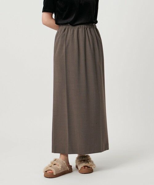 UNITED ARROWS / ユナイテッドアローズ ロング・マキシ丈スカート | サテン ウエスト ロングスカート ‐ウォッシャブル‐ | 詳細14
