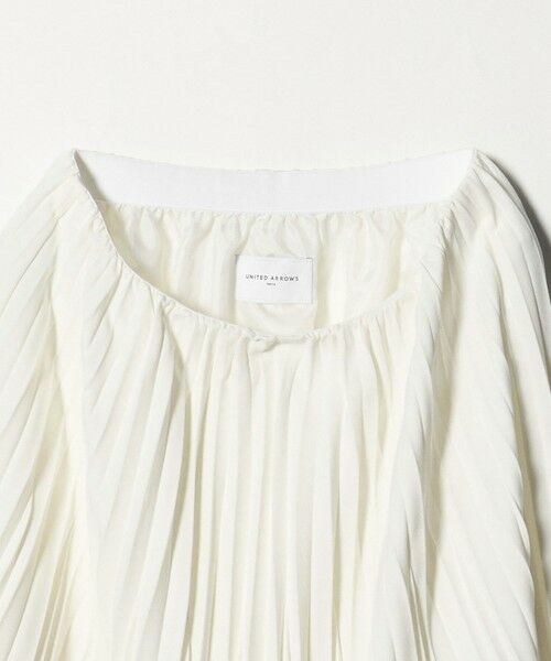 UNITED ARROWS / ユナイテッドアローズ ロング・マキシ丈スカート | シアー コンビ プリーツ スカート | 詳細9