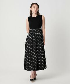 UNITED ARROWS コットンロングAラインワンピース セール】 バックホール ギャザー ワンピース （ロング・マキシ丈