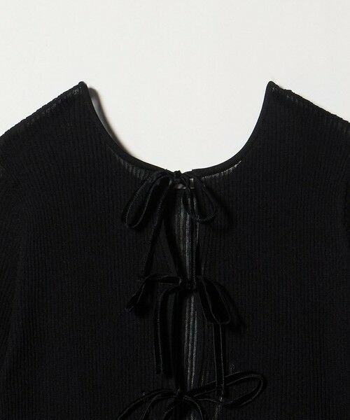 UNITED ARROWS / ユナイテッドアローズ カーディガン・ボレロ | シアー リボン 2WAYカーディガン ウォッシャブル | 詳細7