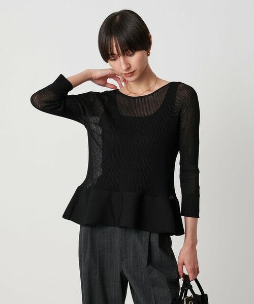 UNITED ARROWS / ユナイテッドアローズ カーディガン・ボレロ | シアー リボン 2WAYカーディガン ウォッシャブル | 詳細2