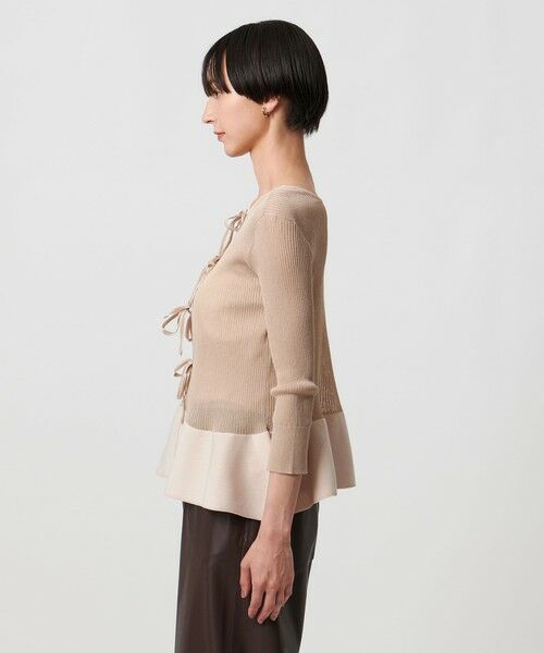UNITED ARROWS / ユナイテッドアローズ カーディガン・ボレロ | シアー リボン 2WAYカーディガン ウォッシャブル | 詳細12