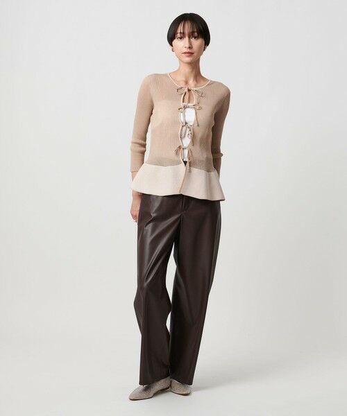 UNITED ARROWS / ユナイテッドアローズ カーディガン・ボレロ | シアー リボン 2WAYカーディガン ウォッシャブル | 詳細10