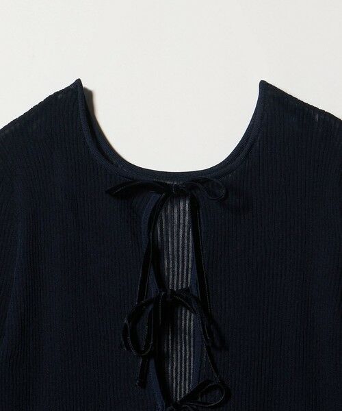 ユナイテッドアローズ　　シアー リボン 2WAY ベスト ウォッシャブル UNITED ARROWS（ユナイテッドアローズ）の「シアー リボン 2WAY