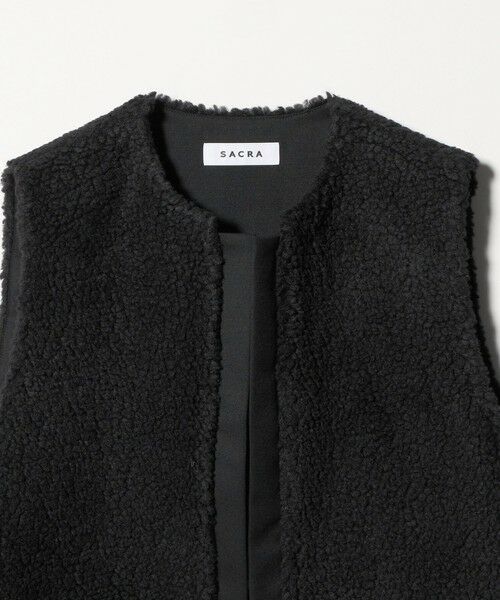 UNITED ARROWS / ユナイテッドアローズ ベスト | ＜SACRA＞ボア ミニベスト | 詳細2