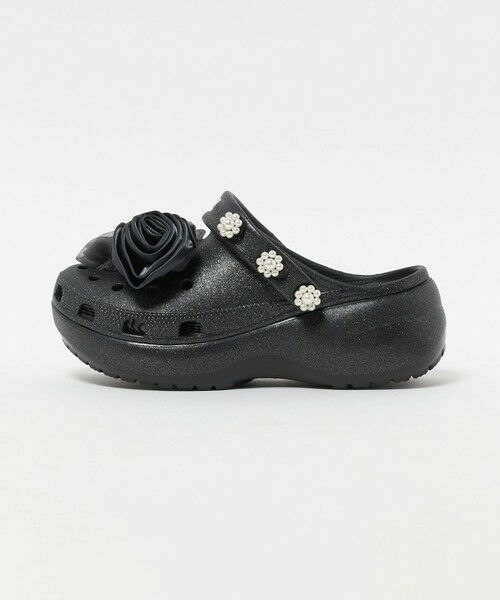 UNITED ARROWS / ユナイテッドアローズ サンダル | 【別注】＜crocs＞クラシック プラットフォーム グリッター サンダル | 詳細12