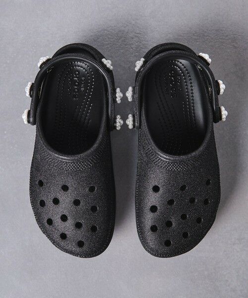 クロックス UNITED ARROWS 別注 グリッター サンダル 厚底 コラボ UNITED ARROWS｜【別注】<crocs>クラシック プラットフォーム