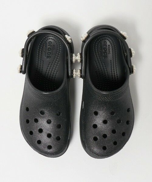 UNITED ARROWS / ユナイテッドアローズ サンダル | 【別注】＜crocs＞クラシック プラットフォーム グリッター サンダル | 詳細15
