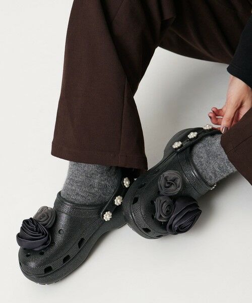 UNITED ARROWScrocsクラシックプラットフォームグリッターサンダル UNITED ARROWS｜【別注】<crocs>クラシック プラットフォーム