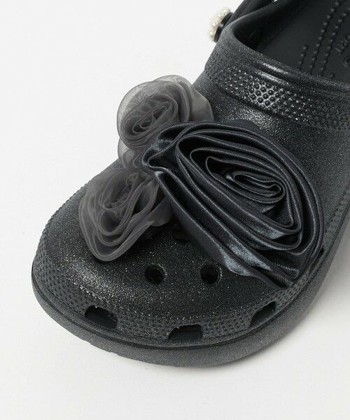 UNITED ARROWS / ユナイテッドアローズ サンダル | 【別注】＜crocs＞クラシック プラットフォーム グリッター サンダル | 詳細9