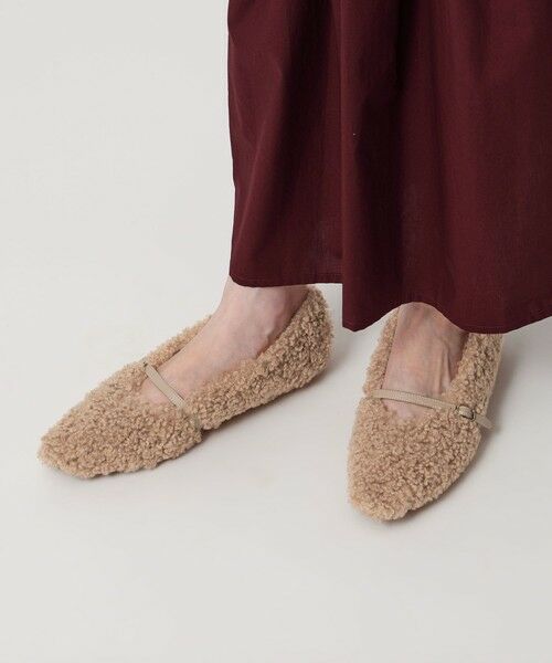 UNITED ARROWS / ユナイテッドアローズ フラットシューズ | フェイクファー フラットパンプス | 詳細6