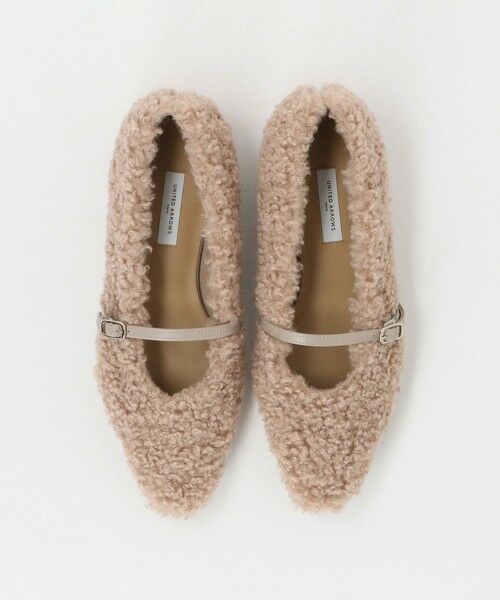 UNITED ARROWS / ユナイテッドアローズ フラットシューズ | フェイクファー フラットパンプス | 詳細9