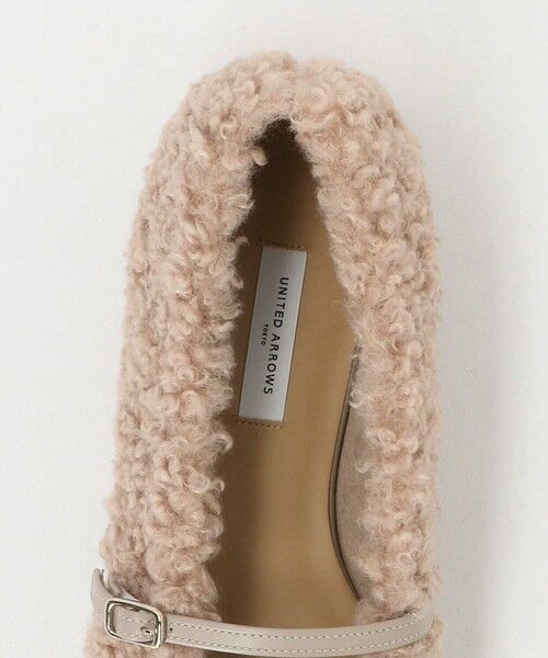 UNITED ARROWS / ユナイテッドアローズ フラットシューズ | フェイクファー フラットパンプス | 詳細13