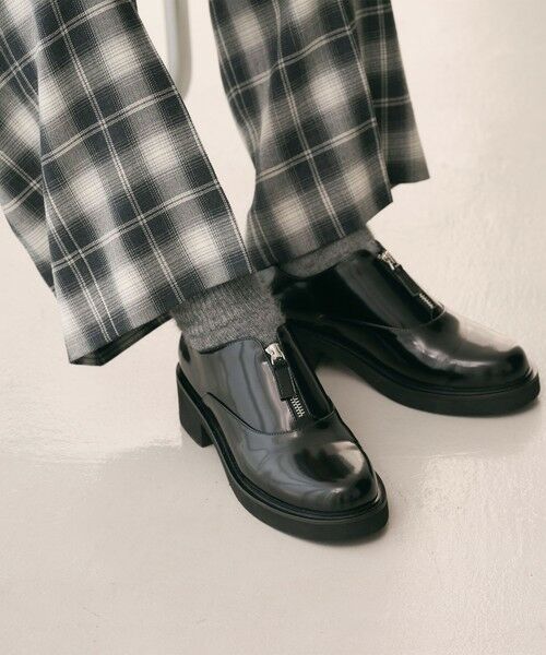 UNITED ARROWS / ユナイテッドアローズ フラットシューズ | センタージップ MONK シューズ | 詳細1