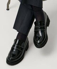 UNITED ARROWS / ユナイテッドアローズ ビジネス・ドレスシューズ | スタッズ ローファー