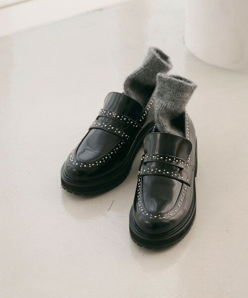 UNITED ARROWS / ユナイテッドアローズ ビジネス・ドレスシューズ | スタッズ ローファー | 詳細3