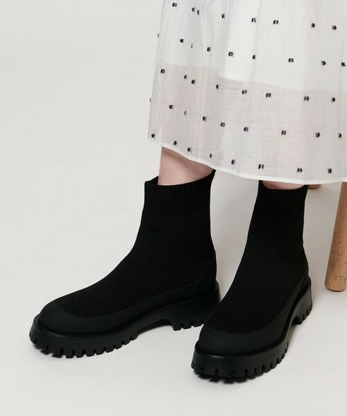 UNITED ARROWS/ユナイテッドアローズ レイン ニットブーツ BLACK 22cm(35) UNITED ARROWS/ユナイテッドアローズ レイン ニットブーツ BLACK 22cm(35)