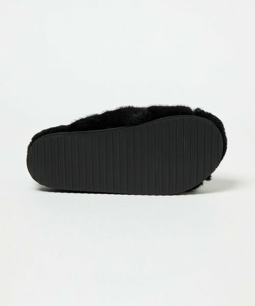 UNITED ARROWS / ユナイテッドアローズ サンダル | フェイクファークロス ビジュー サンダル | 詳細8