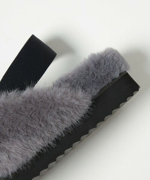 UNITED ARROWS / ユナイテッドアローズ サンダル | フェイクファークロス ビジュー サンダル | 詳細18