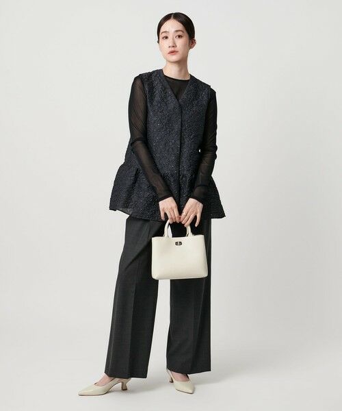 UNITED ARROWS / ユナイテッドアローズ トートバッグ | クラスプ スクエア ミニトートバッグ | 詳細1