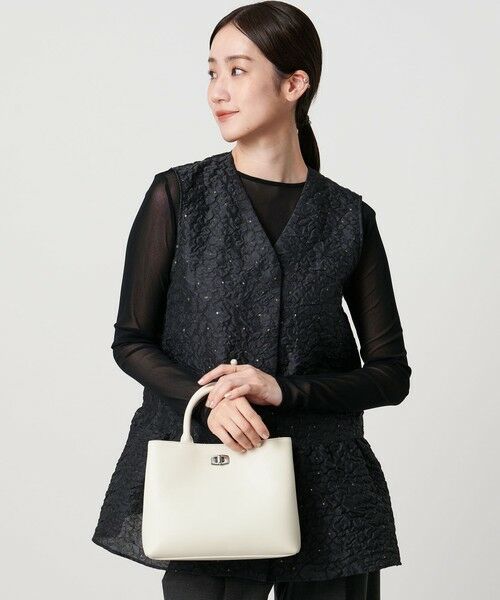 UNITED ARROWS / ユナイテッドアローズ トートバッグ | クラスプ スクエア ミニトートバッグ | 詳細2