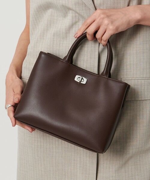 UNITED ARROWS / ユナイテッドアローズ トートバッグ | クラスプ スクエア ミニトートバッグ | 詳細15