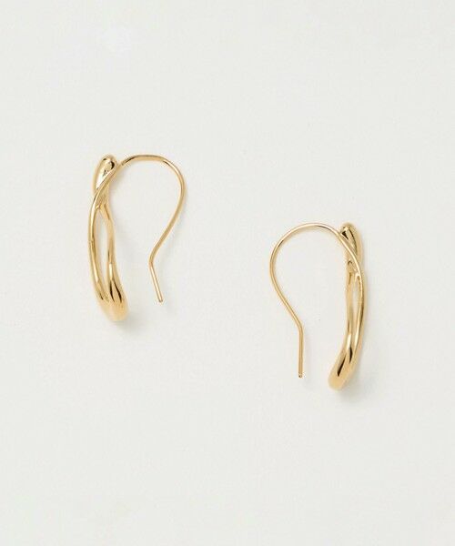 UNITED ARROWS/ユナイテッドアローズ ツイスト フープ ピアス GOLD FREE UNITED ARROWS/ユナイテッドアローズ ツイスト フープ ピアス GOLD FREE