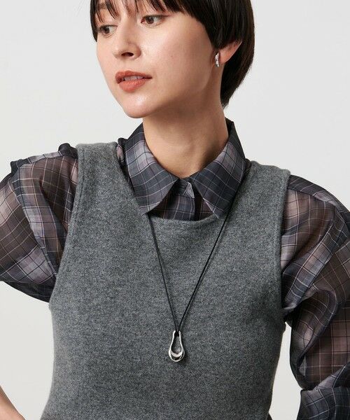 UNITED ARROWS / ユナイテッドアローズ ネックレス・ペンダント・チョーカー | メルティング オーバル コードネックレス | 詳細8