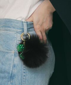 UNITED ARROWS / ユナイテッドアローズ チャーム | ファー ポンポン チャーム