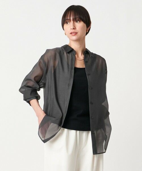 UNITED ARROWS / ユナイテッドアローズ シャツ・ブラウス | シアー シャツ -ウォッシャブル- | 詳細2