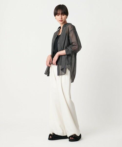 UNITED ARROWS / ユナイテッドアローズ シャツ・ブラウス | シアー シャツ -ウォッシャブル- | 詳細4