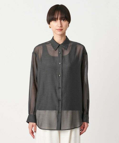 UNITED ARROWS / ユナイテッドアローズ シャツ・ブラウス | シアー シャツ -ウォッシャブル- | 詳細5