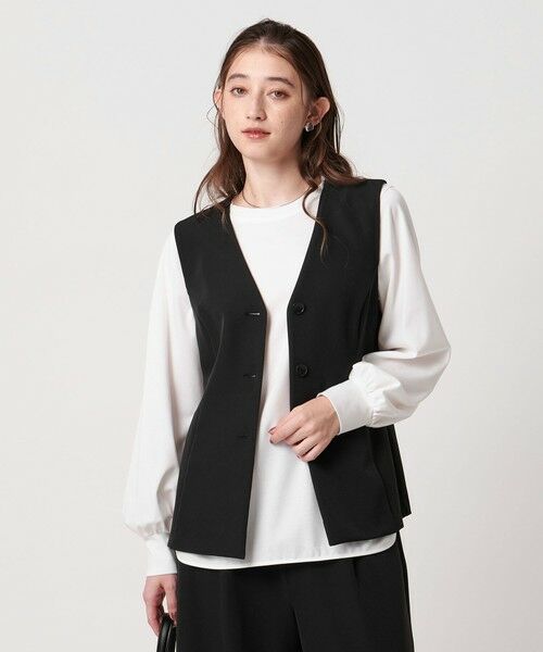 UNITED ARROWS / ユナイテッドアローズ カットソー | ポンチ ロングスリーブ カットソー ‐ウォッシャブル‐(WHITE)