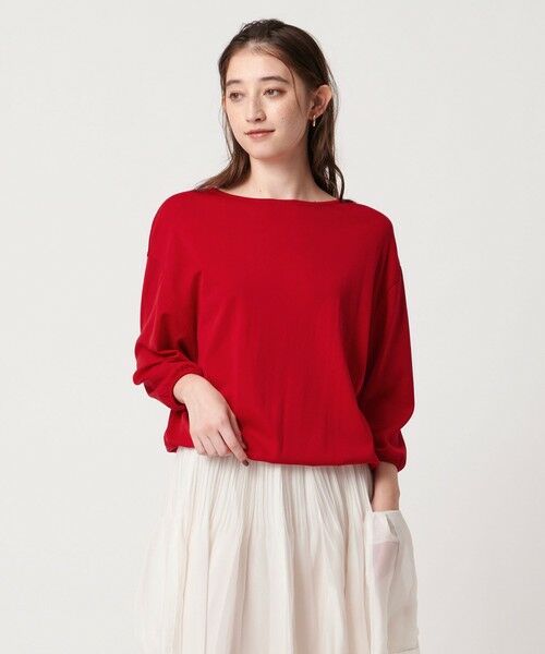 UNITED ARROWS/ユナイテッドアローズ LIGHT フライス カットソー RED FREE UNITED ARROWS/ユナイテッドアローズ LIGHT フライス カットソー RED FREE