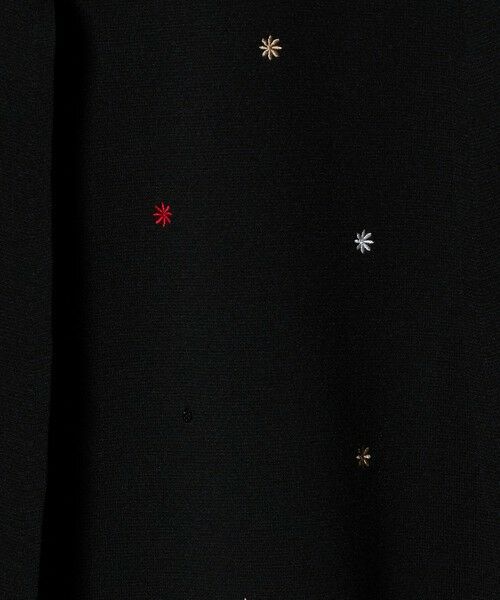 UNITED ARROWS / ユナイテッドアローズ ニット・セーター | エンブロイダリー フラワー ケープニット ‐ウォッシャブル‐ | 詳細6