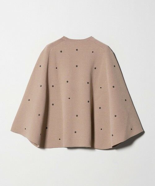 UNITED ARROWS / ユナイテッドアローズ ニット・セーター | エンブロイダリー フラワー ケープニット ‐ウォッシャブル‐ | 詳細10