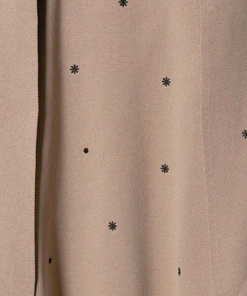 UNITED ARROWS / ユナイテッドアローズ ニット・セーター | エンブロイダリー フラワー ケープニット ‐ウォッシャブル‐ | 詳細14