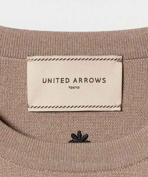 UNITED ARROWS / ユナイテッドアローズ ニット・セーター | エンブロイダリー フラワー ケープニット ‐ウォッシャブル‐ | 詳細15