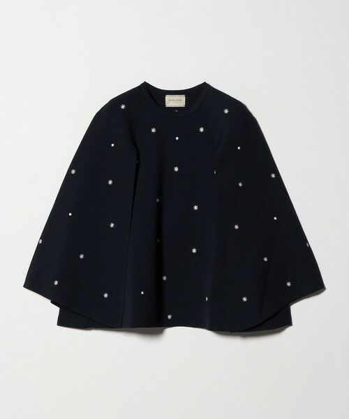 UNITED ARROWS / ユナイテッドアローズ ニット・セーター | エンブロイダリー フラワー ケープニット ‐ウォッシャブル‐ | 詳細23