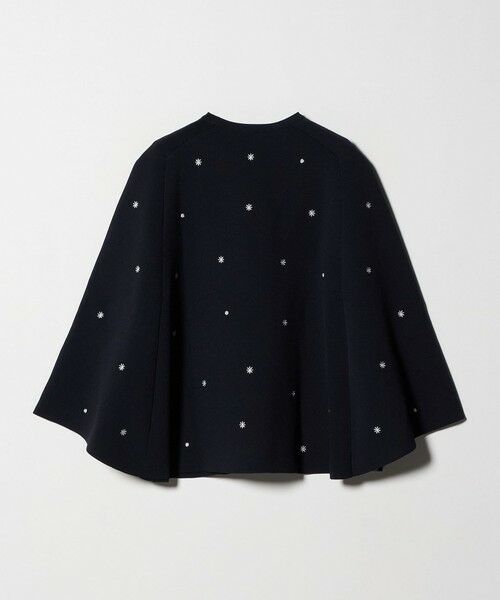 UNITED ARROWS / ユナイテッドアローズ ニット・セーター | エンブロイダリー フラワー ケープニット ‐ウォッシャブル‐ | 詳細24