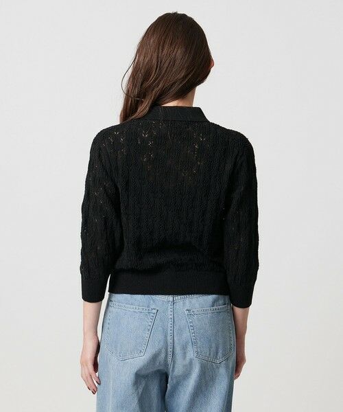 UNITED ARROWS / ユナイテッドアローズ ニット・セーター | フェイクパール レース プルオーバー ニット ウォッシャブル | 詳細5