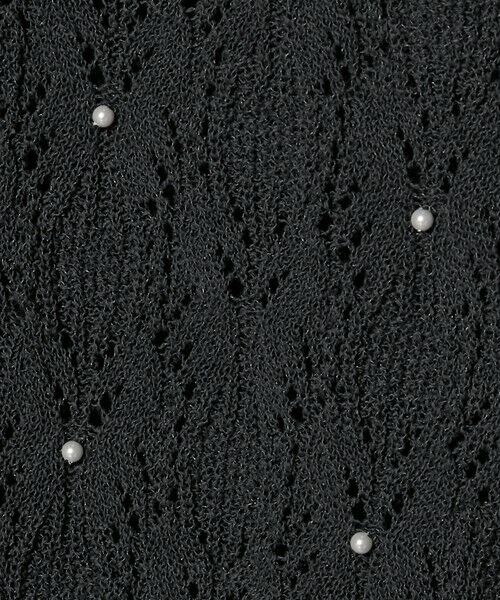 UNITED ARROWS / ユナイテッドアローズ ニット・セーター | フェイクパール レース プルオーバー ニット ウォッシャブル | 詳細16